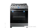 Estufa 30" NX52D3000MV/AX Samsung 6 quemadores, acero inoxidable y parrillas de hierro fundido, tapa de vidrio 